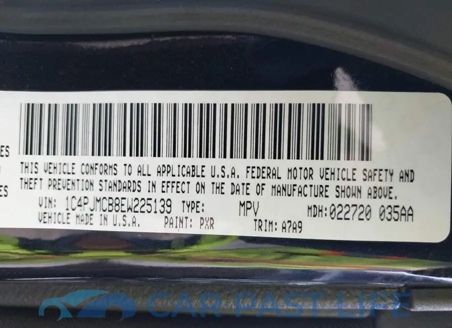 1C4PJMCB8EW225139# 9
