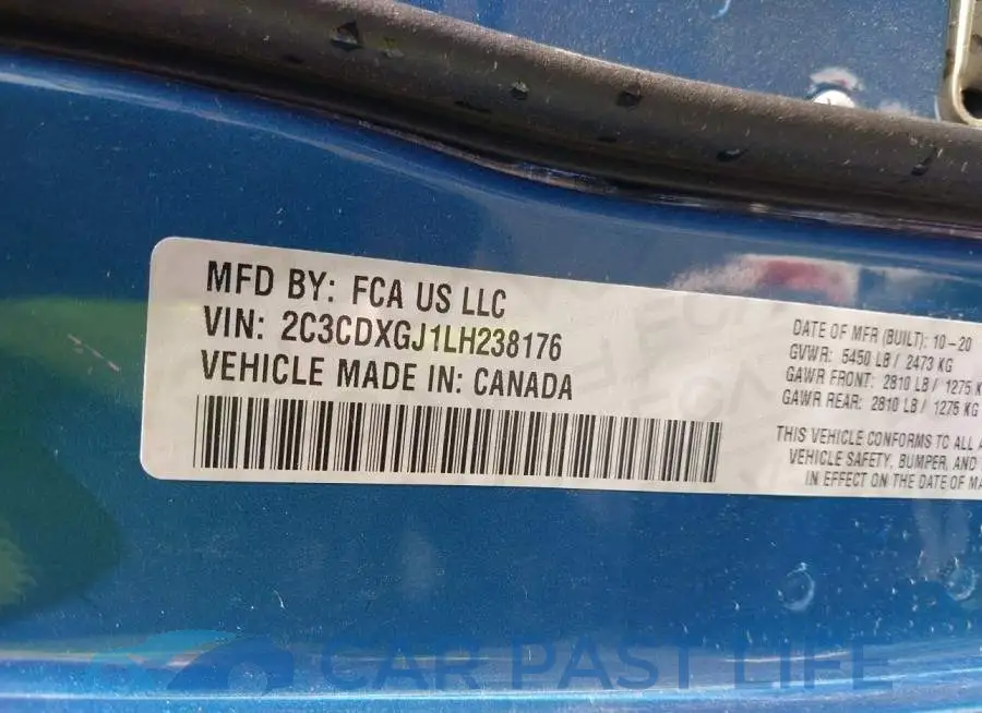 2C3CDXGJ1LH238176# 9