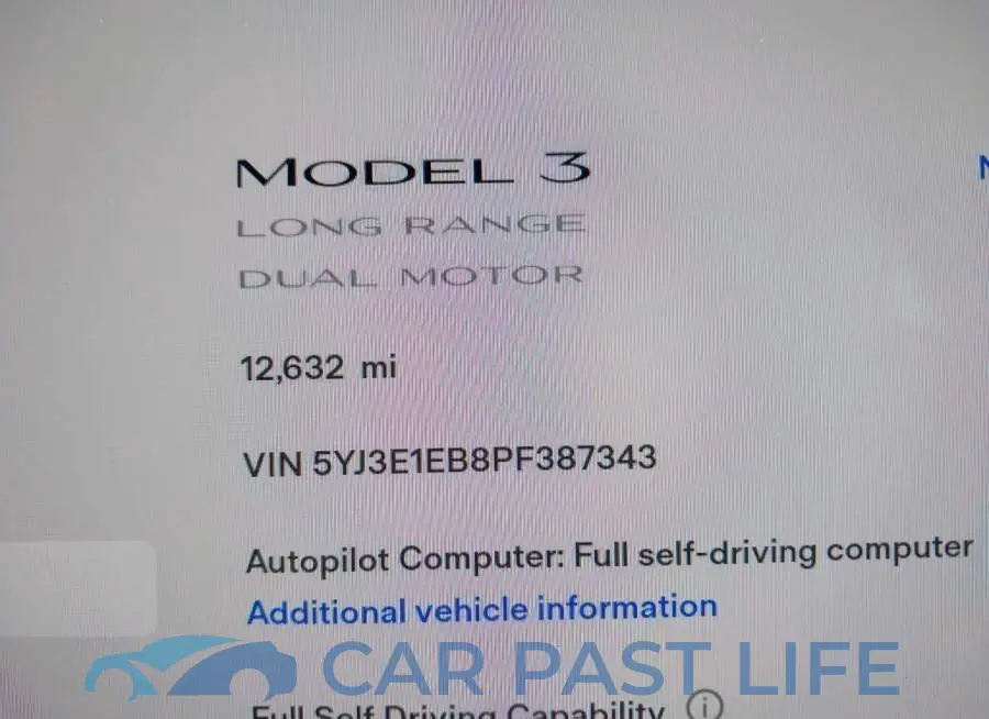 5YJ3E1EB8PF387343# 7