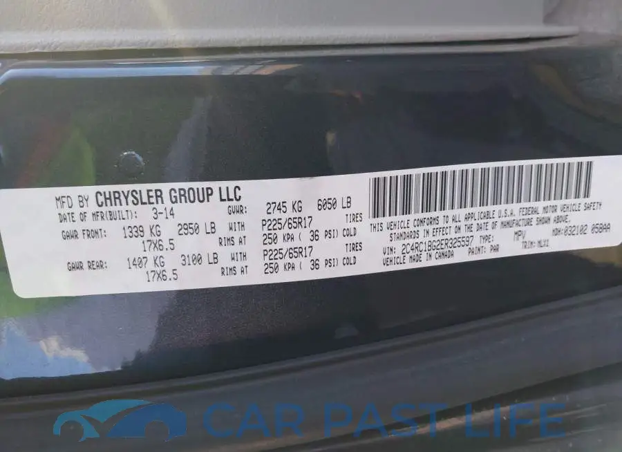 2C4RC1BG2ER325597# 9