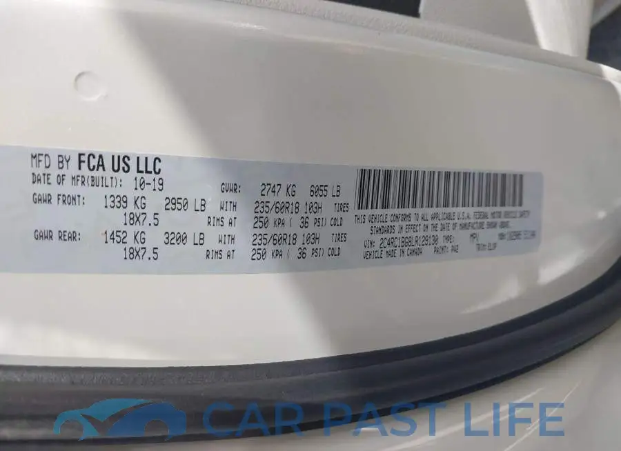 2C4RC1BG8LR129130# 9