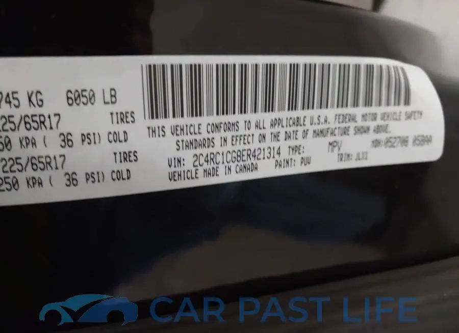 2C4RC1CG8ER421314# 9