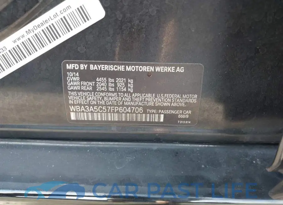 WBA3A5C57FP604706# 9