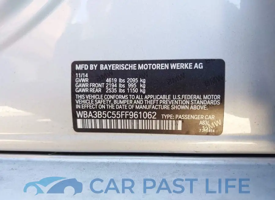 WBA3B5C55FF961062# 9