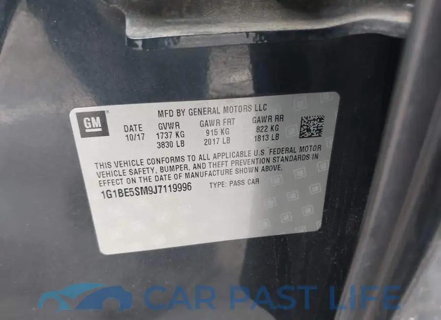 1G1BE5SM9J7119996# 9