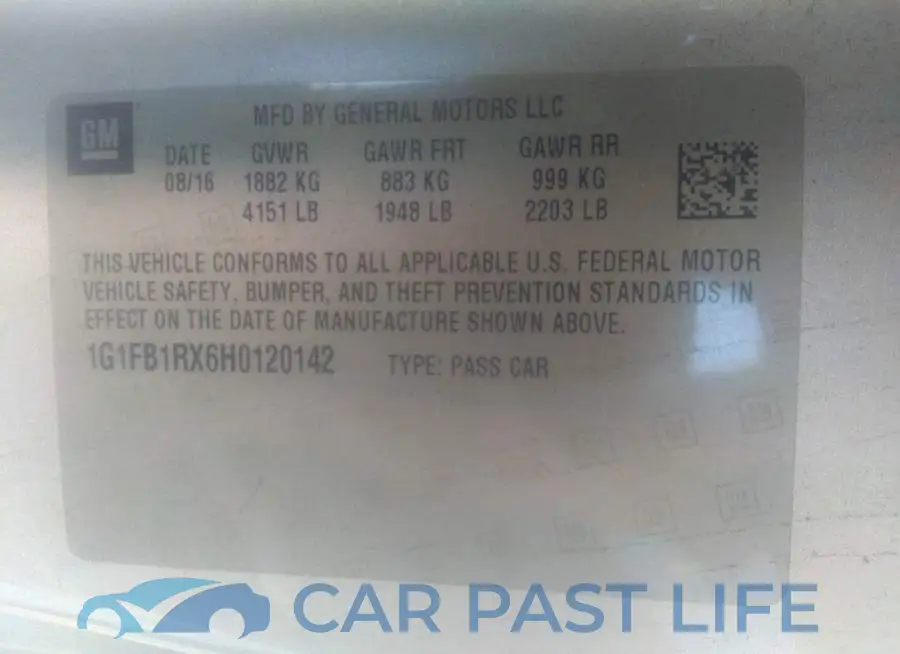 1G1FB1RX6H0120142# 9