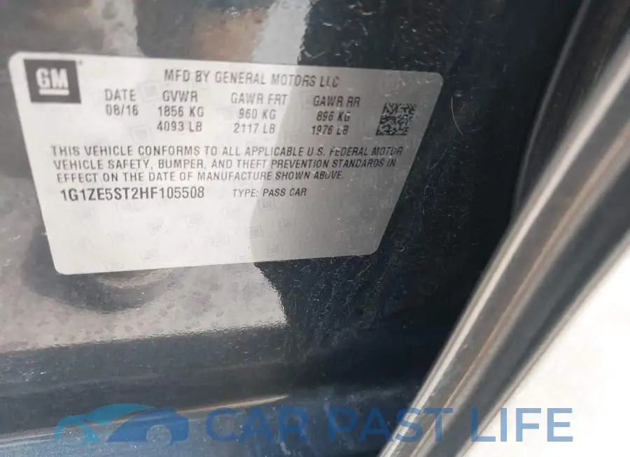 1G1ZE5ST2HF105508# 9