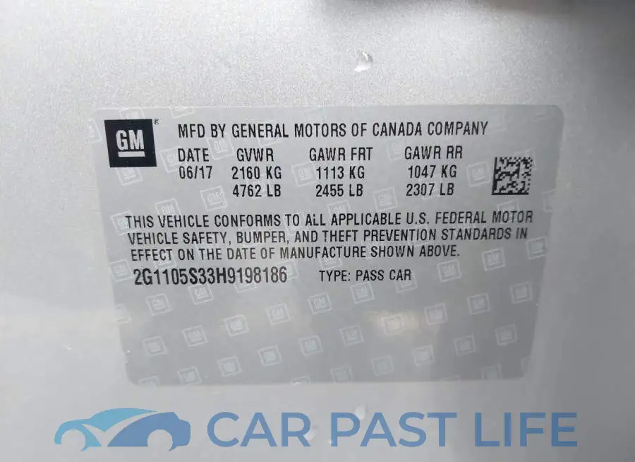 2G1105S33H9198186# 9