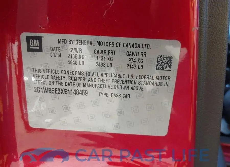 2G1WB5E3XE1148469# 9