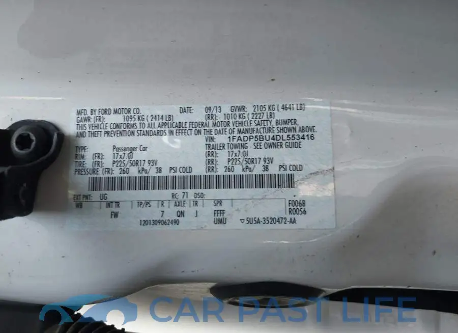 1FADP5BU4DL553416# 9