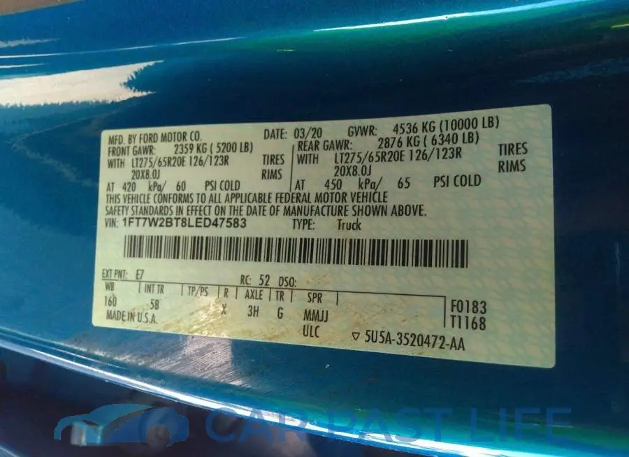 1FT7W2BT8LED47583# 9