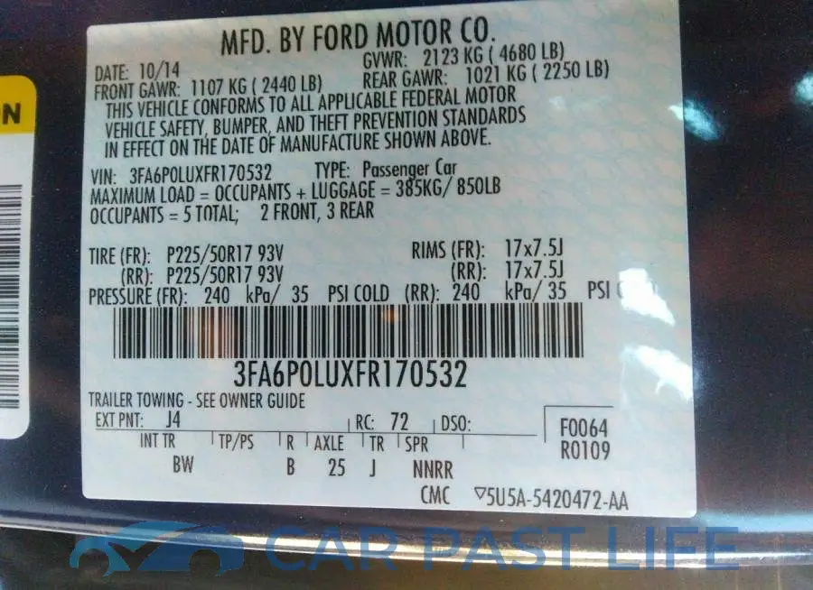 3FA6P0LUXFR170532# 9