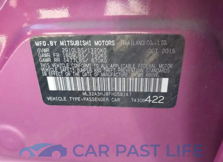 ML32A3HJ8FH058147# 9