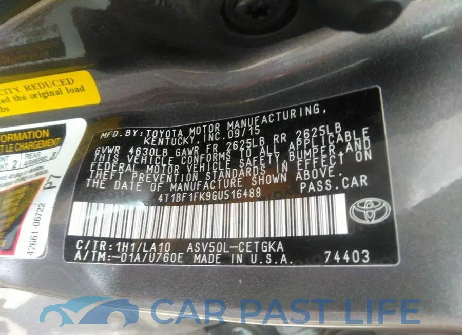 4T1BF1FK9GU516488# 9