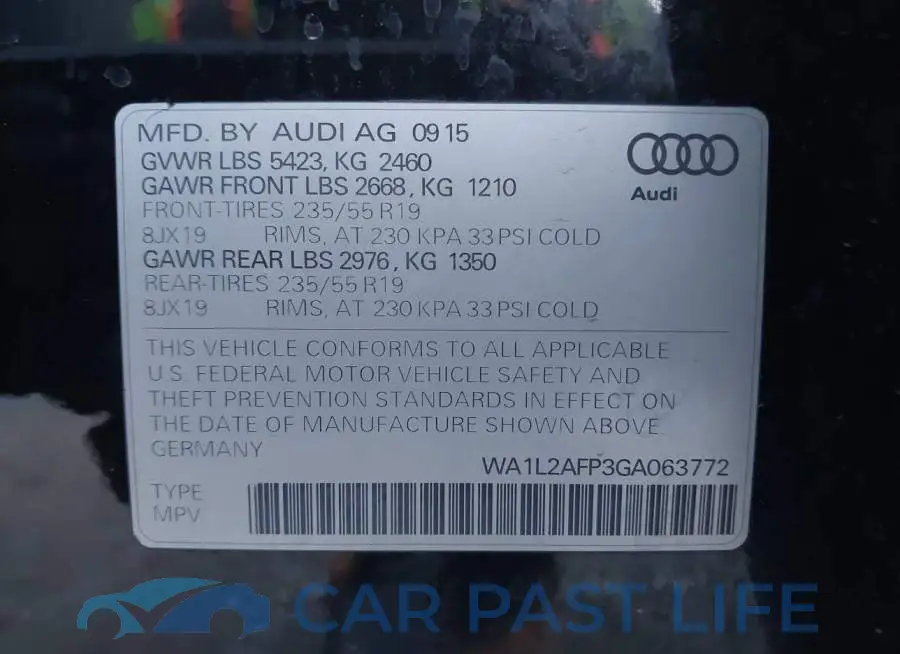 WA1L2AFP3GA063772# 9