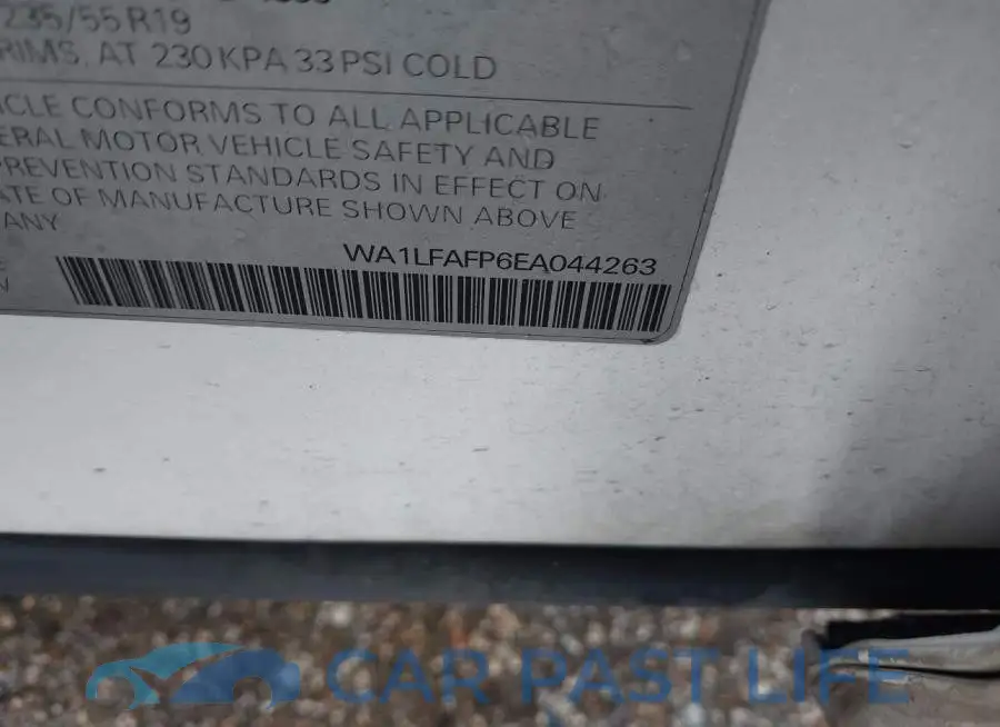 WA1LFAFP6EA044263# 9