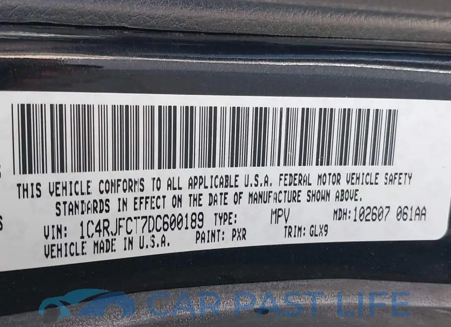 1C4RJFCT7DC600189# 9