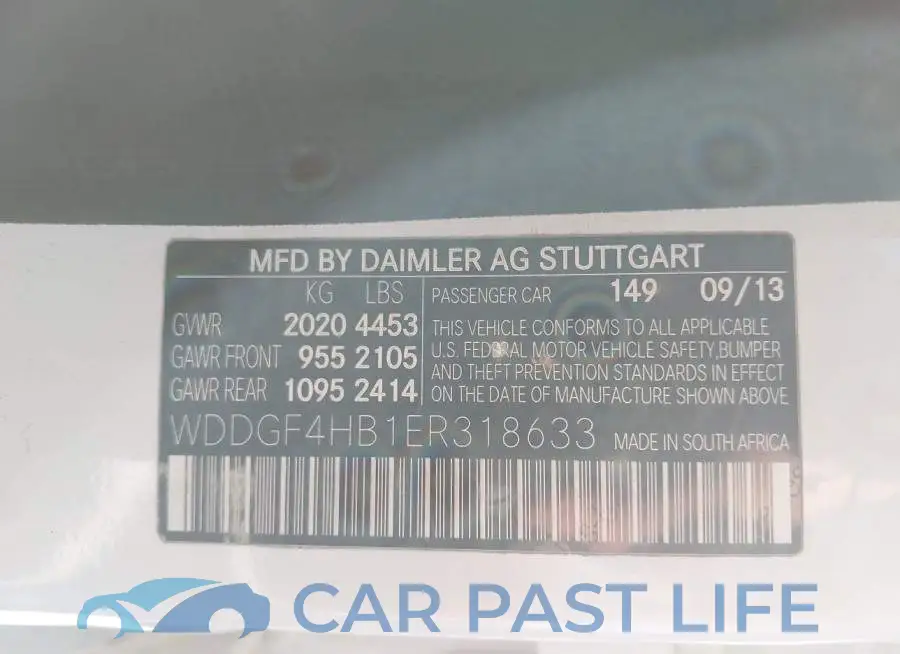 WDDGF4HB1ER318633# 9