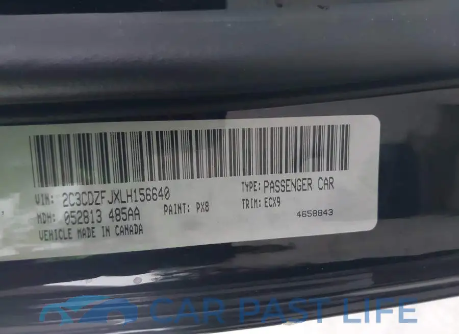 2C3CDZFJXLH156640# 9