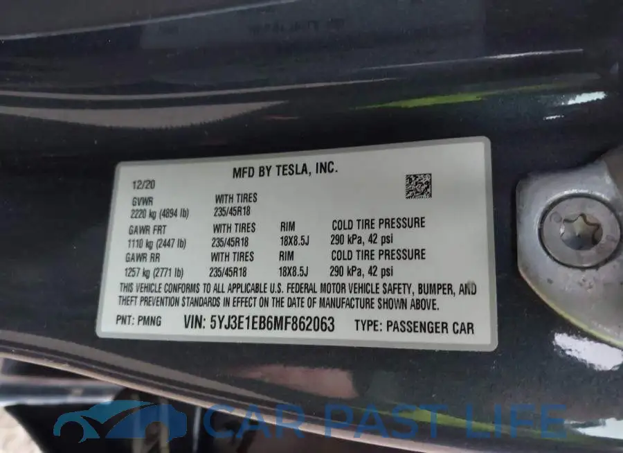 5YJ3E1EB6MF862063# 9