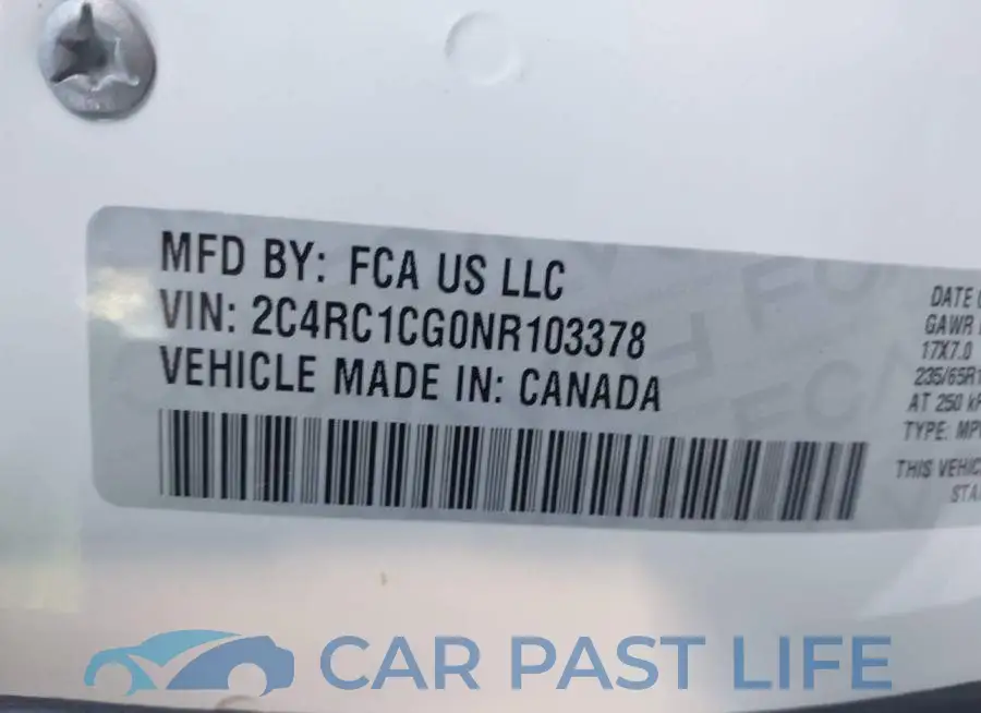 2C4RC1CG0NR103378# 9