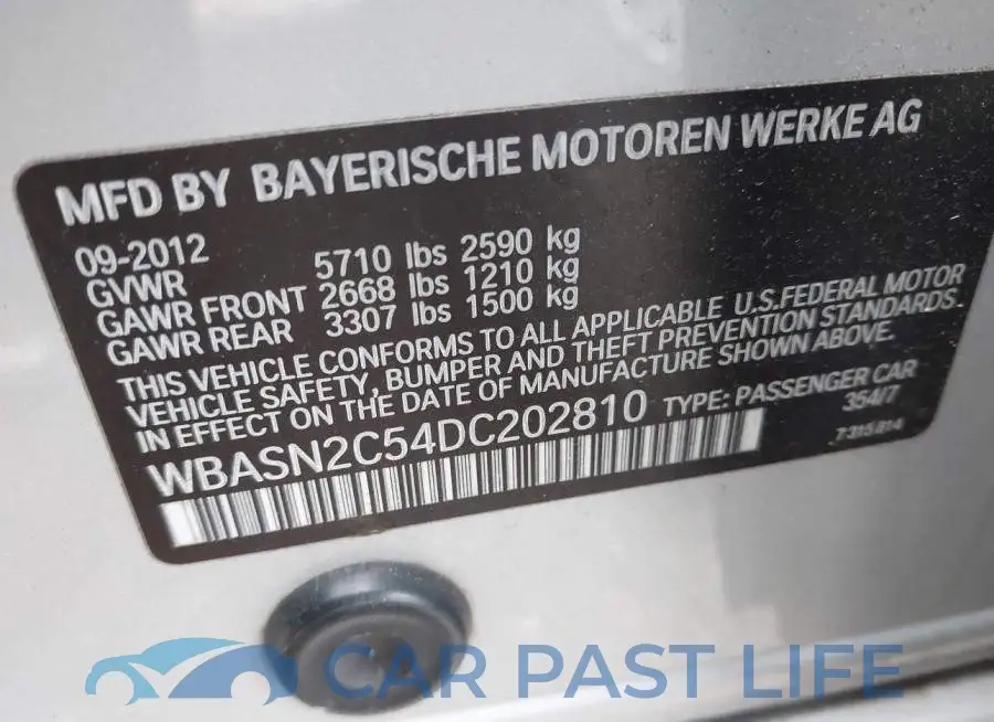 WBASN2C54DC202810# 9