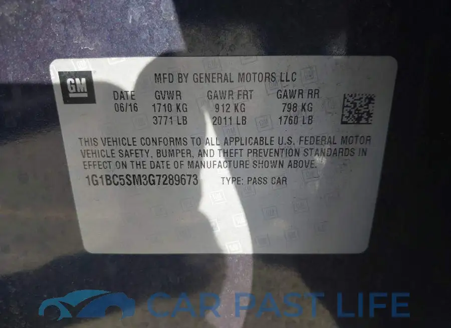 1G1BC5SM3G7289673# 9