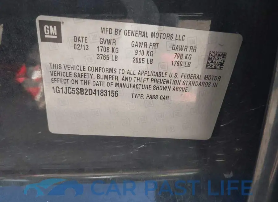 1G1JC5SB2D4183156# 9