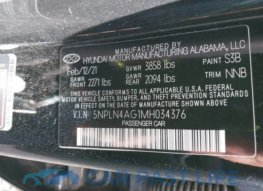 5NPLN4AG1MH034376# 9