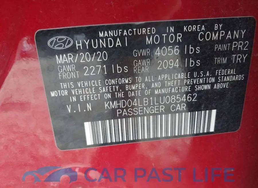 KMHD04LB1LU085462# 9
