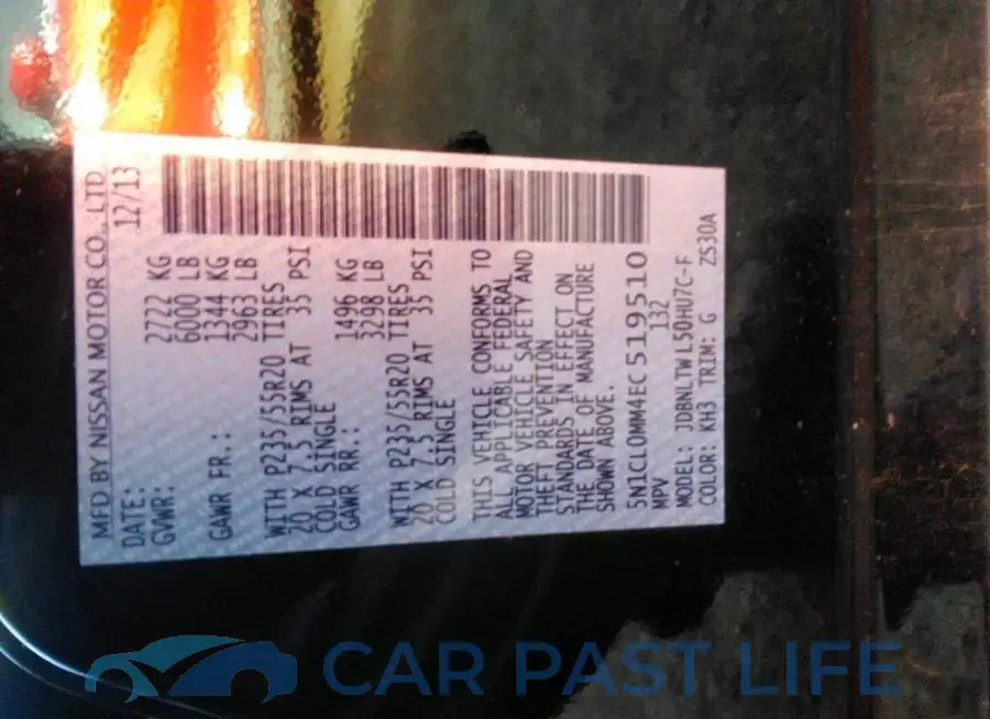 5N1CL0MM4EC519510# 9