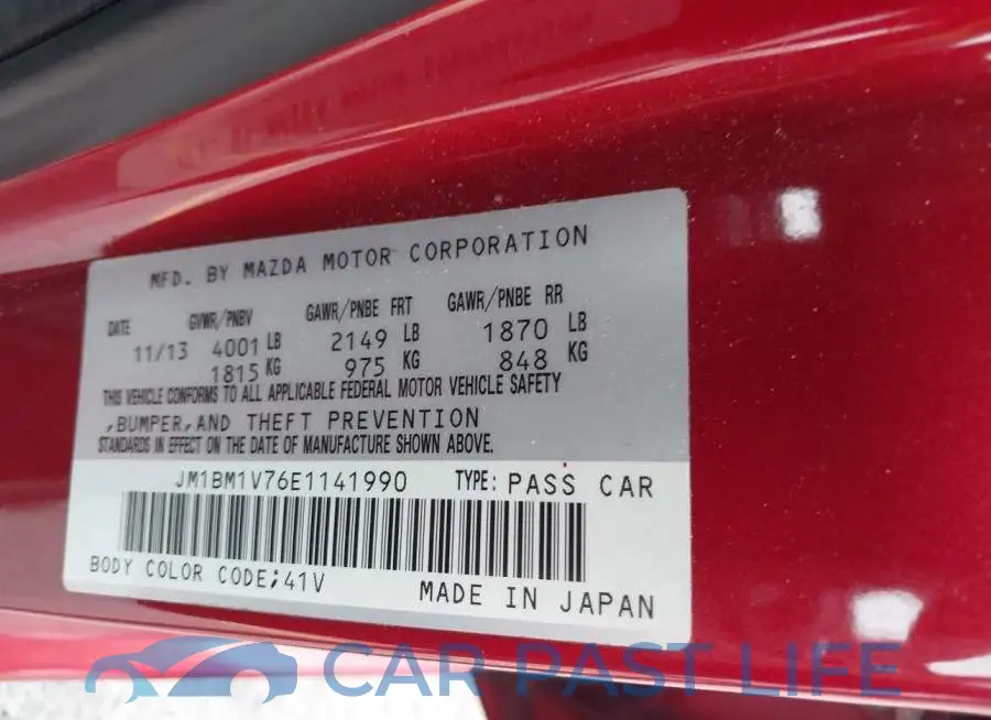 JM1BM1V76E1141990# 9