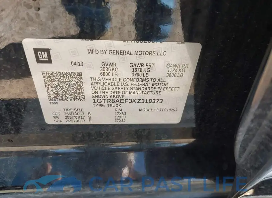 1GTR8AEF3KZ318373# 9