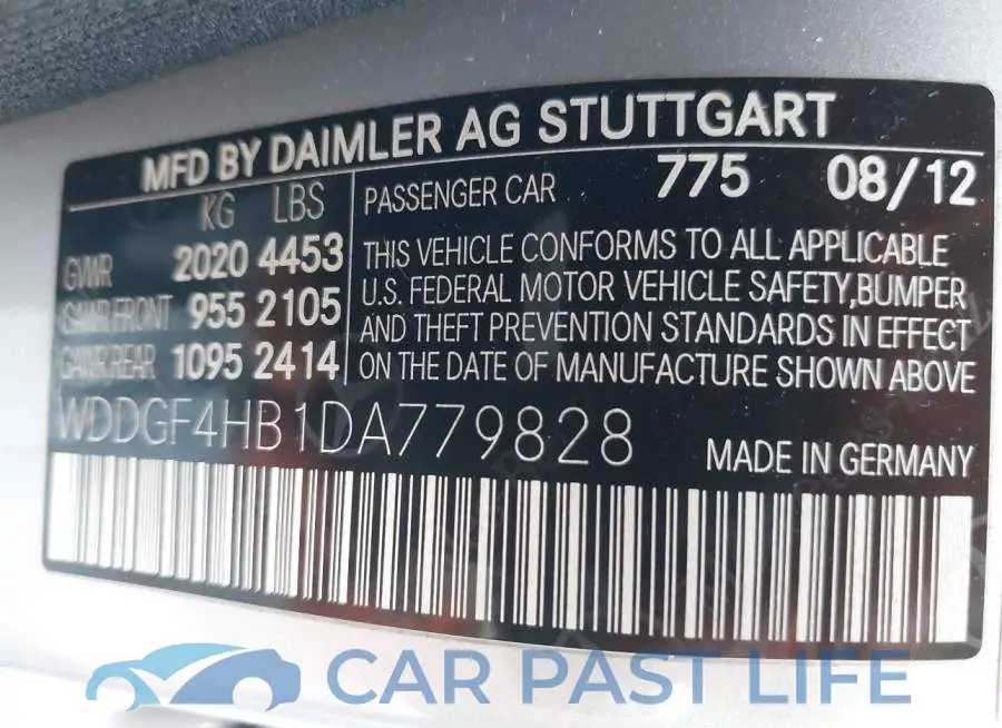 WDDGF4HB1DA779828# 9