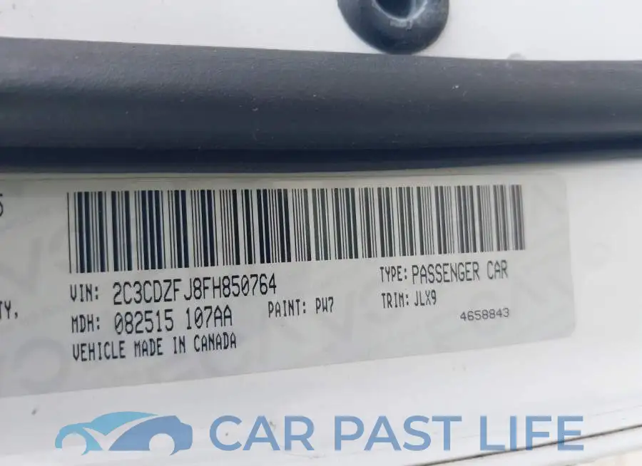 2C3CDZFJ8FH850764# 9
