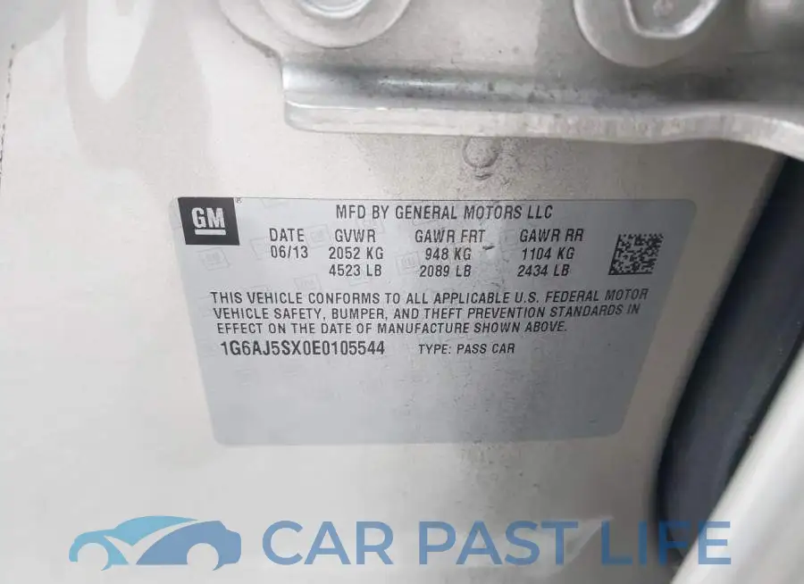 1G6AJ5SX0E0105544# 9