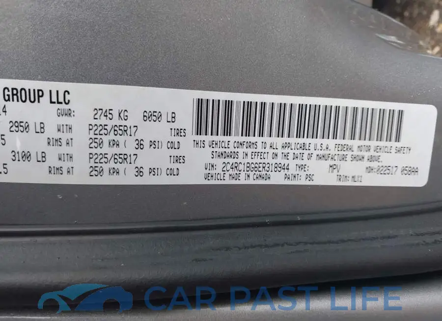 2C4RC1BG6ER318944# 9