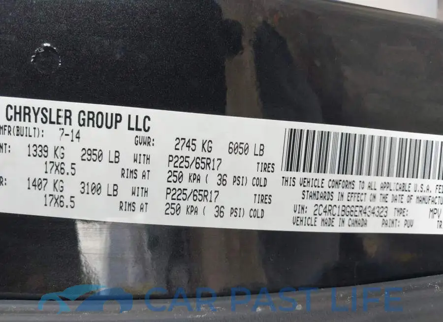 2C4RC1BG6ER434323# 7