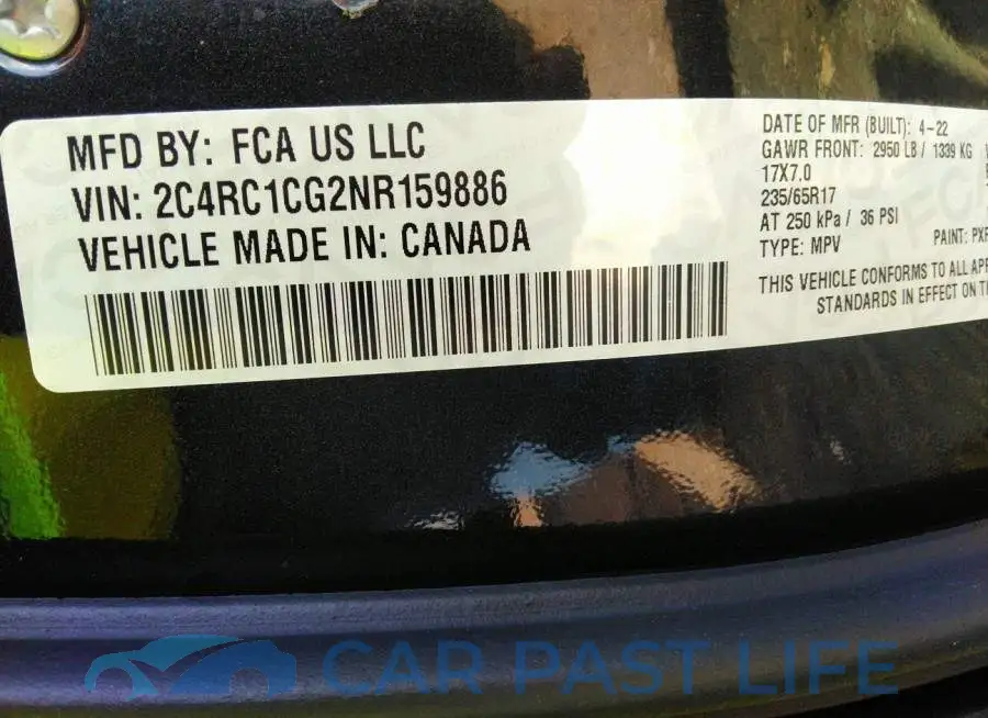 2C4RC1CG2NR159886# 9