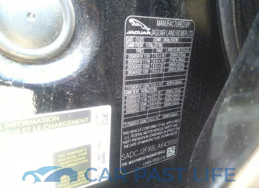 SADCJ2FX8LA643998# 9
