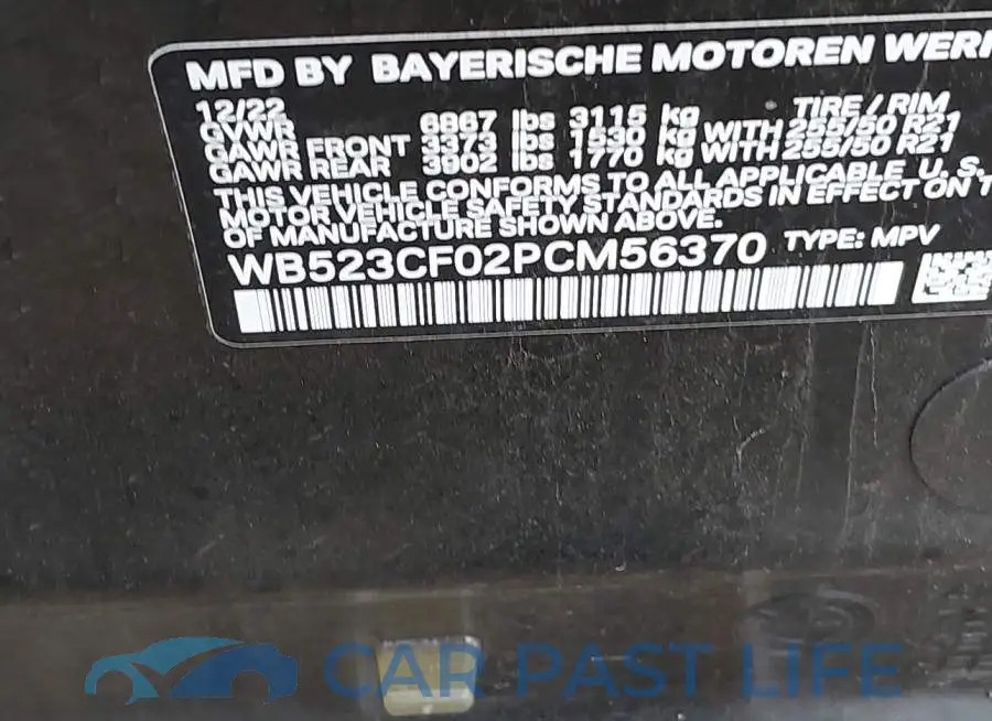 WB523CF02PCM56370# 9