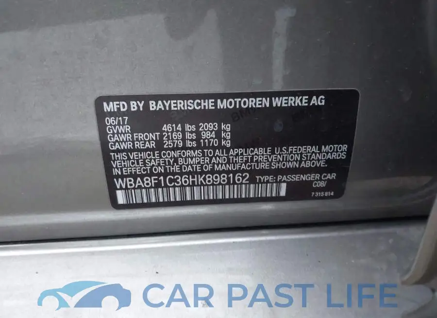 WBA8F1C36HK898162# 9