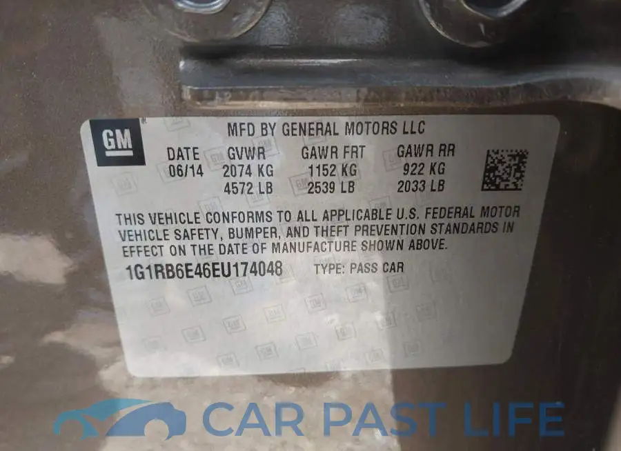 1G1RB6E46EU174048# 9