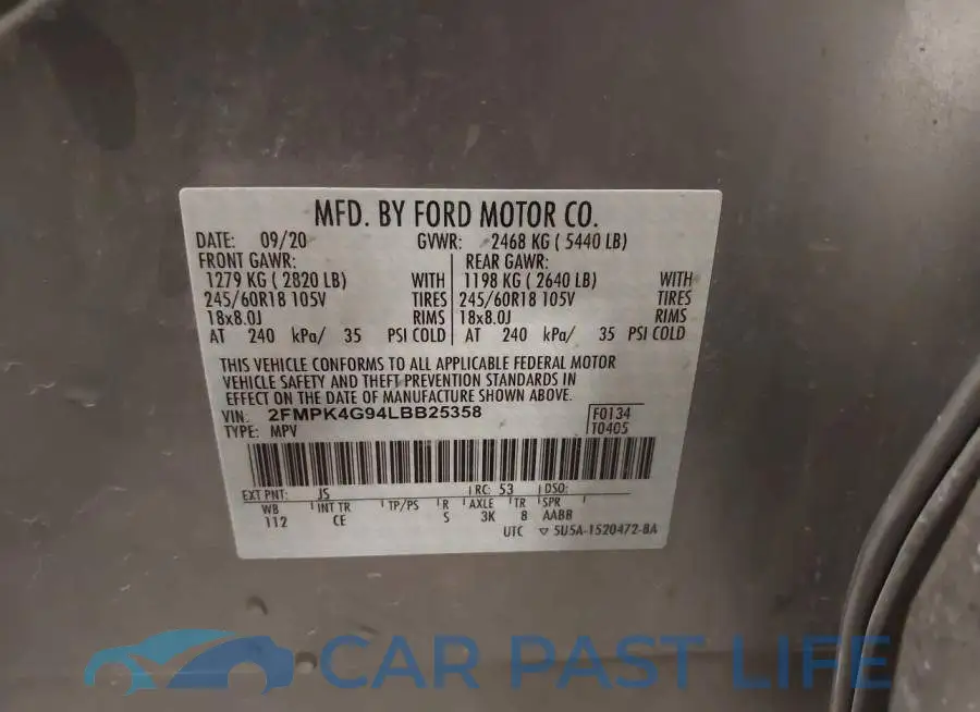 2FMPK4G94LBB25358# 9