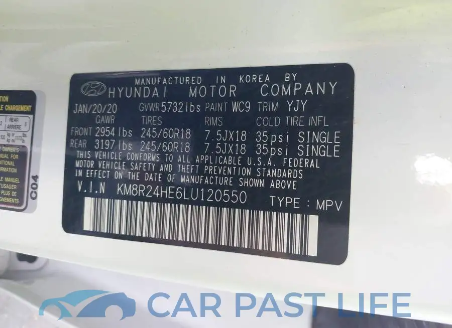 KM8R24HE6LU120550# 9