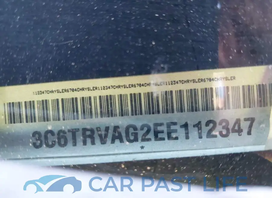3C6TRVAG2EE112347# 9