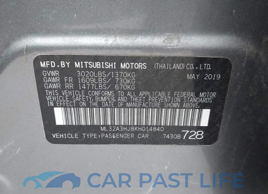 ML32A3HJ8KH014840# 9