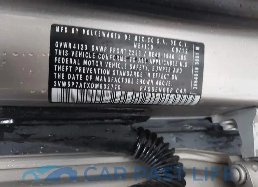 3VW5P7ATXDM802770# 9