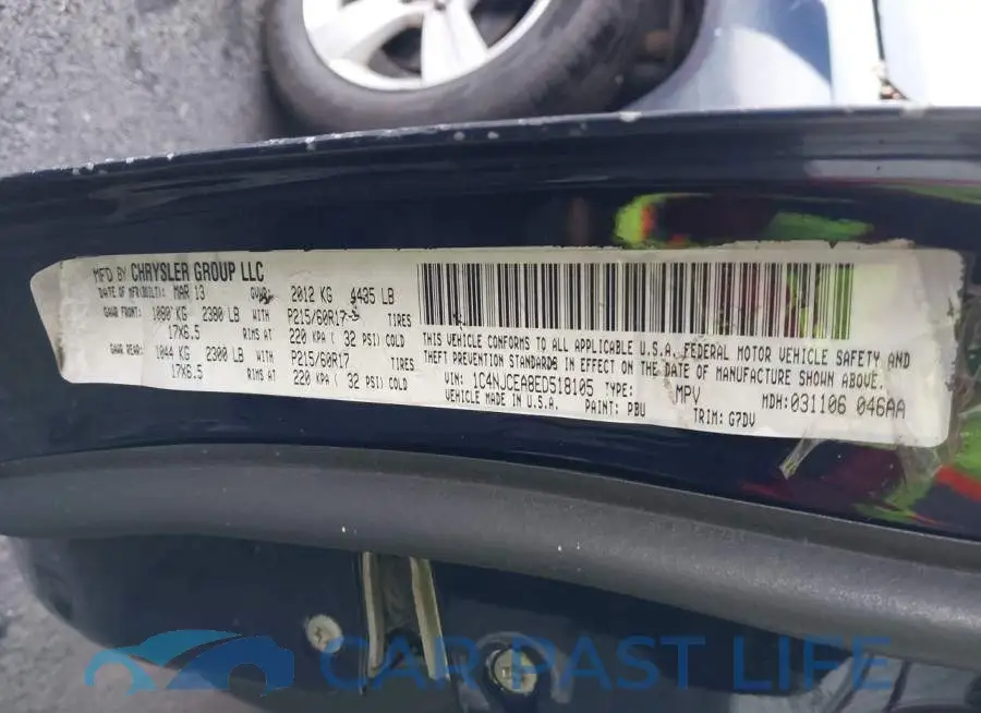 1C4NJCEA8ED518105# 9