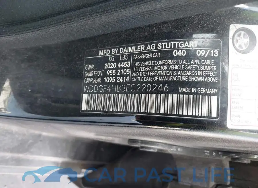 WDDGF4HB3EG220246# 9